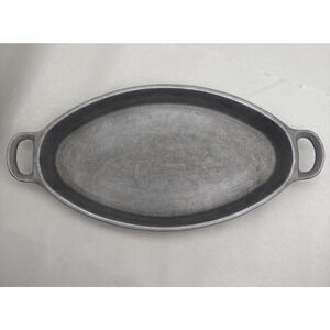 Bon Chef 5002-N Aluminum Oval Serving Dish. Lafayette N.J. USED see photo...